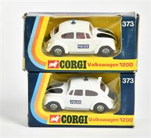 Corgi, 2x VW 1200 Police