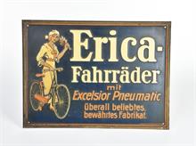 Erica Fahrräder, Blechschild