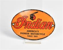 Indian America's Pioneer Motorcycle Since 1901, Türschild