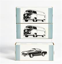 Wiking, 3 Originalkartons für VW Modelle