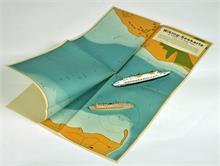 Wiking, 2 Schiffe + Seekarte