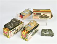 Corgi Toys, 4 Militärfahrzeuge