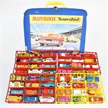 Matchbox, Koffer mit Fahrzeugen