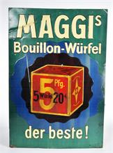 Maggis Bouillon-Würfel, Blechschild