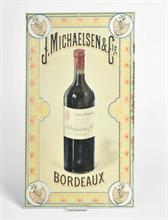 J. Michaelsen & Cie Bordeaux, Blechschild