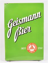 Geismann Bier, Emailleschild