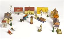 Erzgebirge, Konvolut Miniaturen, Stadt
