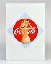 Coca Cola, Mel Ramos, Emailleschild