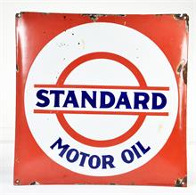 Standard Motor Oil, Emailleschild