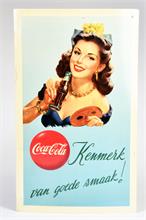 Coca Cola, Werbepappe