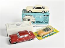 Trix, Radio Car, Huki, Porsche + T&W Mercedes 190D