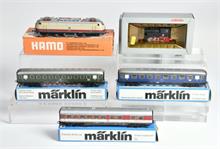 Märklin, Lok 3604, E 03 002 (Hamo), D-Zugwagen 4052, 4053,4054