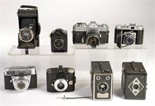 Kodak, Yashica, u.a., 8 Kameras