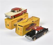Dinky Toys, 24K Simca Vedette Chambord & 542 Taxi Ariane Simca