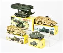Dinky Toys, 4 Militärmodelle