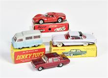 Dinky Toys, Mercury, 4 Fahrzeuge