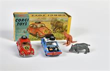 Corgi Toys, VW Käfer Safari + Hillman Hunter