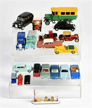 Corgi Toys, Dinky Toys u.a., Konvolut Modellautos