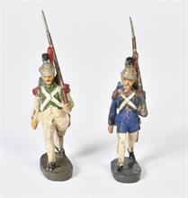 Elastolin, 2 napoleonische Soldaten