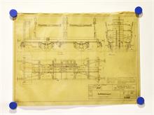 4 Eisenbahn-Konstruktionszeichnungen (1920er Jahre)