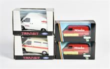 Schabak, 2x Ford Transit & 2x VW Transporter Miele