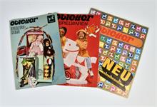 3 Obleter Spielwaren Kataloge 1971/72, 1983
