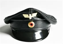 Mütze für Dampflok-Personal in Leder