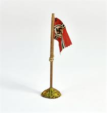 Elastolin, Fahnenmast mit Reichskriegsflagge