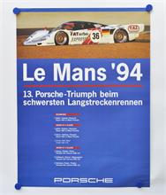 Porsche Plakat, Le Mans 1994