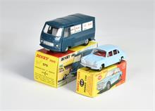 Dinky Toys, Peugeot J7, Morris