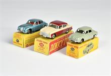 Dinky Toys, Renault, Daimler, Humber Hawk