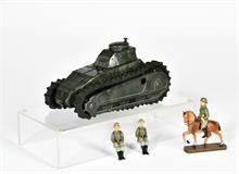Tippco, Panzer + 3 Figuren