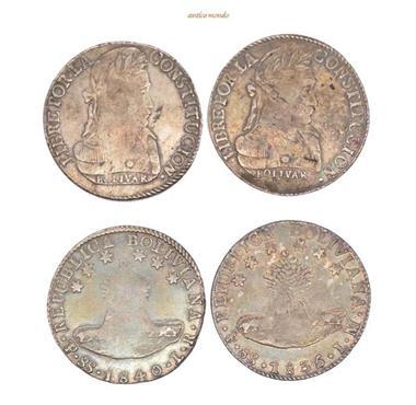 Bolivien, 8 Sols, 1835, 1840