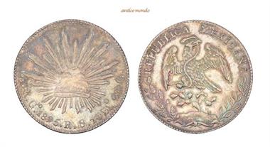 Mexiko, Republik, 8 Reales, 1895