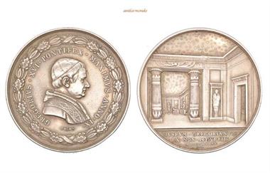 Italien, Vatikan, Gregor XVI., 1831-1846, Silbermedaille , 1839