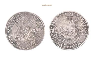 Sachsen, Christian II.,Johann Georg I., August, 1591-1611, Taler, 1603