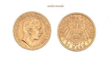 Kaiserreich Preussen , Wilhelm II., 1888-1918, 20 Mark, 1913 A