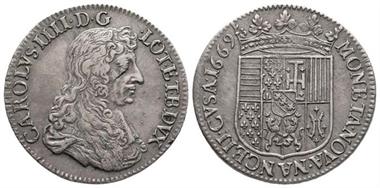 Frankreich, Lothringen, Karl IV., 1661-1670, Teston, 1669, Nancy