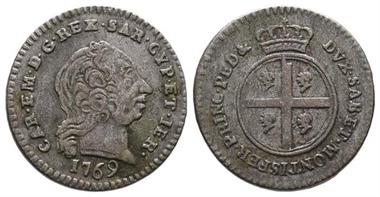 Italien, Sardinien, Carlo Emanuele III. 1730-1773, Real, 1769, K/M 57