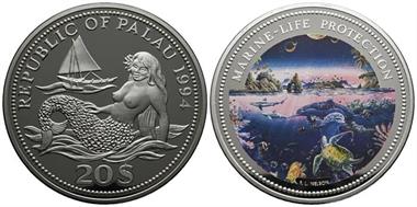 Palau, Republik seit 1994, 20 Dollars, 1994, K/M 7
