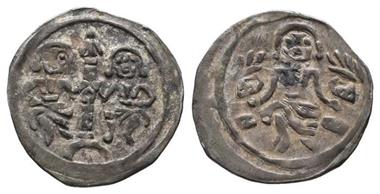Barndenburg, Preussen, Otto IV. und Conrad, 1266-1304, Denar, o.J., Bahrfeld 190