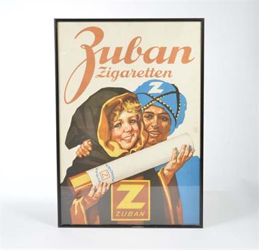 Plakat "Zuban Zigaretten"