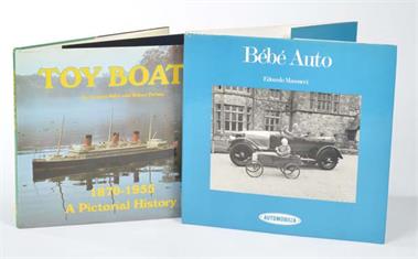 2 Bücher "Bebe Auto"(1967)  + "Toy Boats 1870-1955 - A Pictorial History"