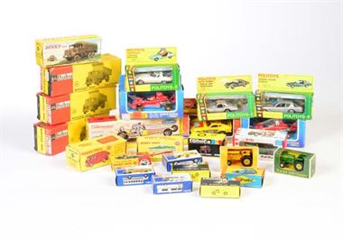 Konvolut Dinky Toys, Matchbox u.a., 24 Modellautos