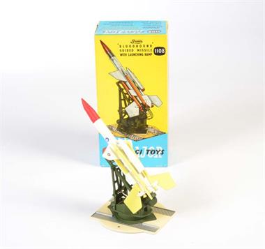 Corgi Toys, Bloodhound Missile auf Startrampe mit Zubehör