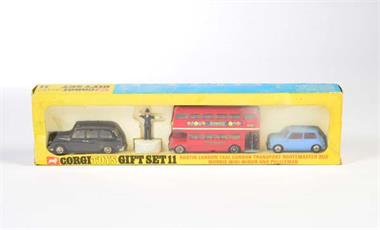 Corgi Toys, London Set mit gelber Box (ohne Whizzwheels)