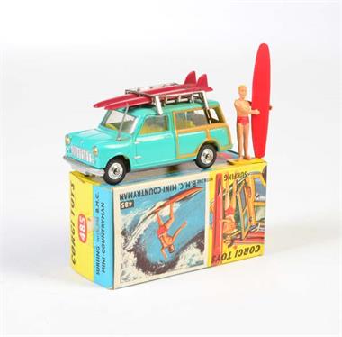 Corgi Toys, BMC Mini Countryman Wassersport mit geformten Felgen