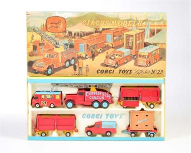 Corgi Toys, Circus Set mit Booking Office