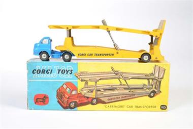 Corgi Toys, Bedford Carrimore Zug, gelb/blau