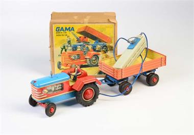 Gama, Traktor + Anhänger